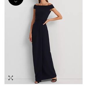 Ralph Lauren Women's Off-The-Shoulder Gown